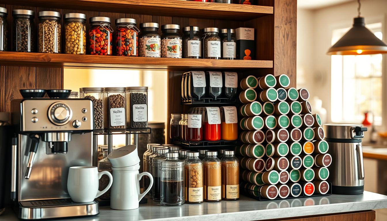 Pantry Coffee Station Ideas: Organizing Pods, Beans, and Syrups