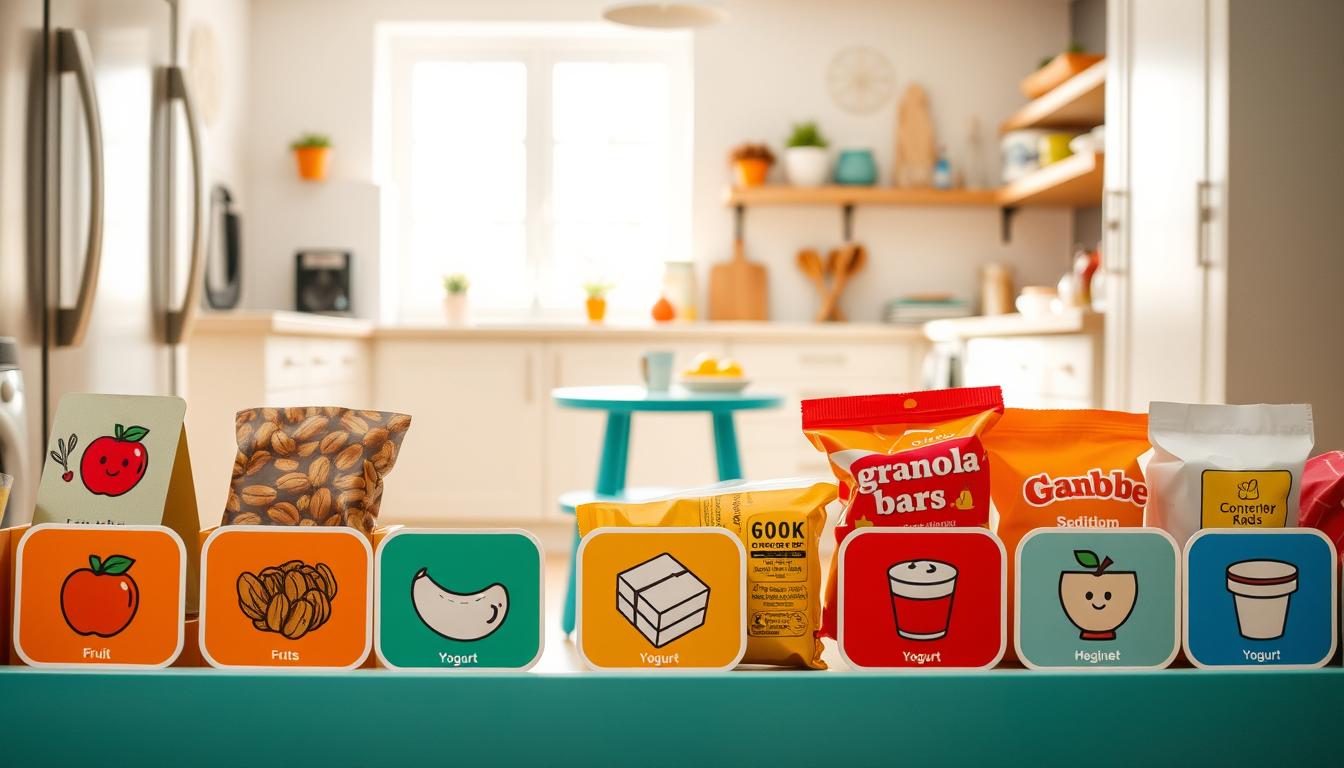 Using Icon-Based Labels to Help Young Kids Find Their Own Snacks