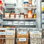 Magnetic pantry labels