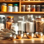 Measuring scoops for jars