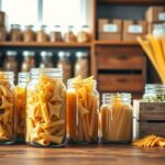 Organizing pasta types