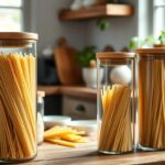 Pasta container height