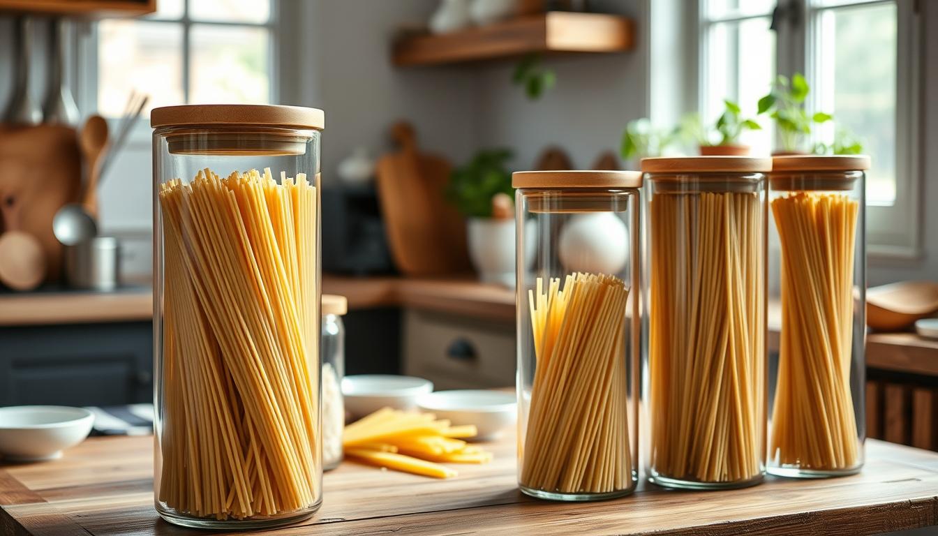 Choosing Extra-Tall Containers for Spaghetti and Linguine Storage