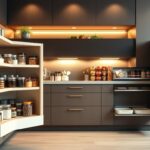 Pull-out pantry shelves