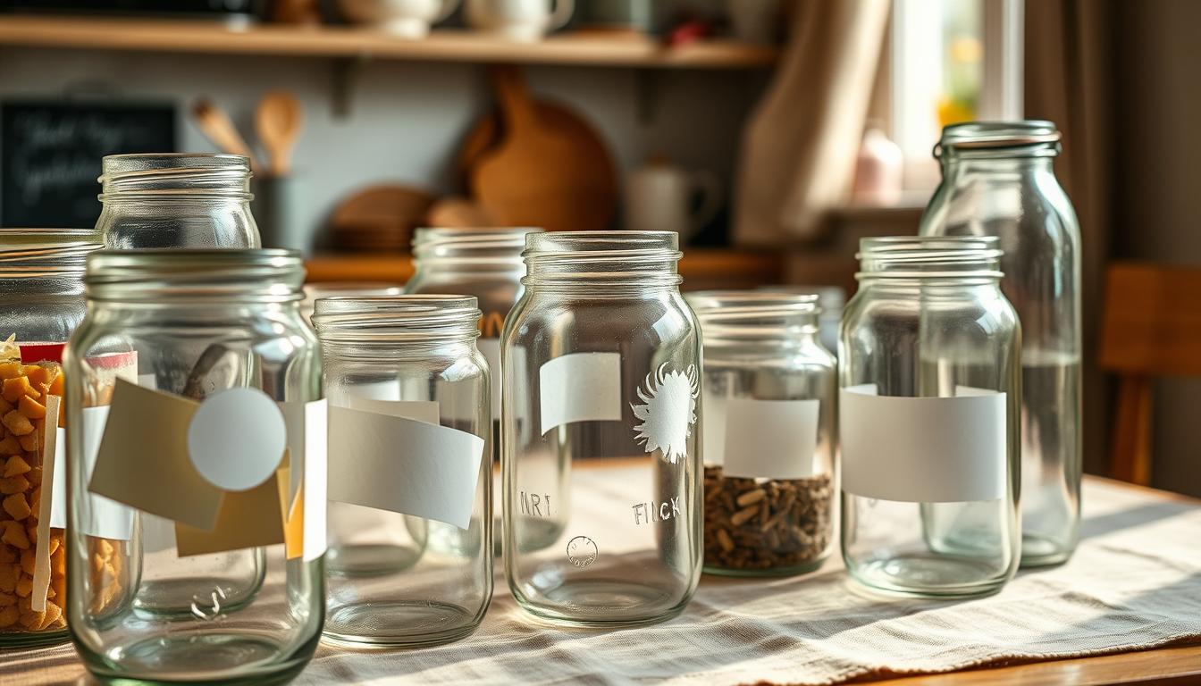 How to Remove Sticky Label Residue from Glass Jars Easily