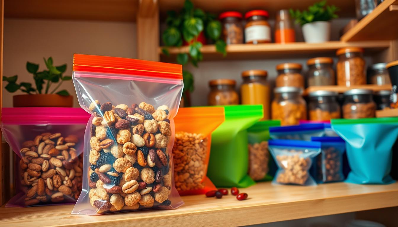 Using Silicone Bags for Space-Saving Pantry Snack Organization