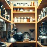 Storing large appliances