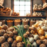 Storing root vegetables