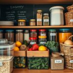 Deep pantry shelf ideas
