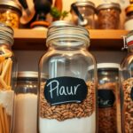 Labeling chalkboard jars