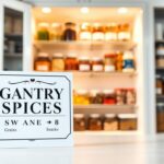 Labeling pantry zones