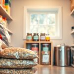 Pet food pantry storage